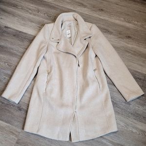 NWT Loft Herringbone Moto Jacket size Medium Tall